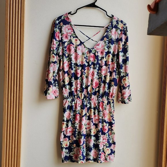 Gilli Floral Culotte Dress Size Large - Picture 6 of 16